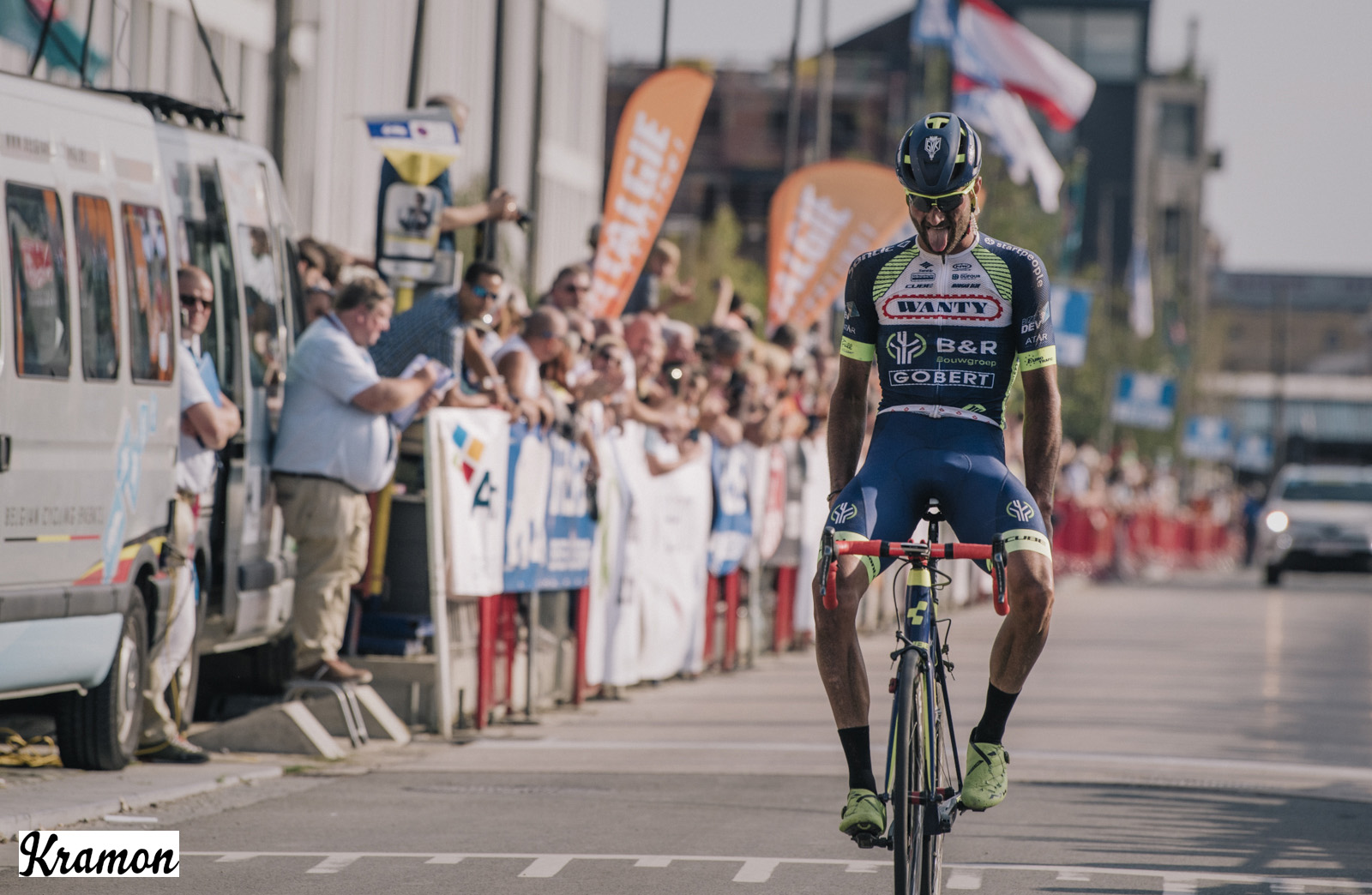 Guillaume Van Keirsbulck takes the win in Antwerp Port Epic